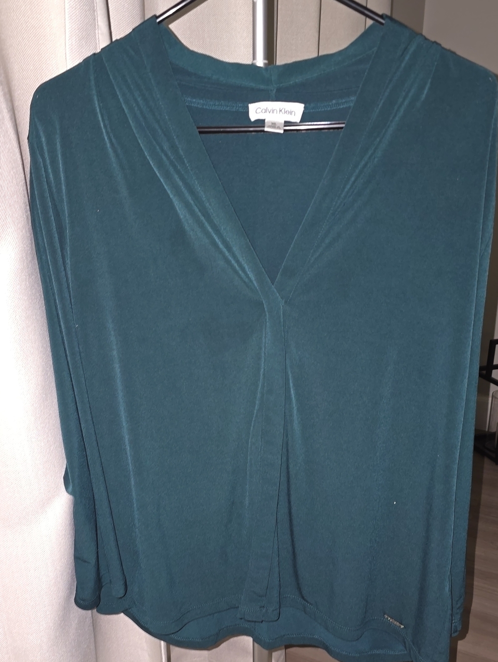 Calvin Klein Green Soft Stretch Top